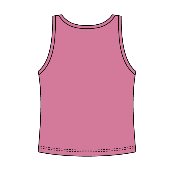 Ribbed Scoop Neck Tank with Bow - The Collegiate Lineup