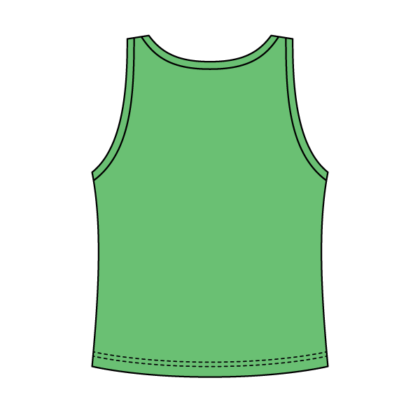 Ribbed Scoop Neck Tank with Bow - The Collegiate Lineup