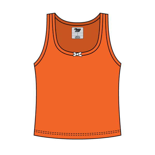 Ribbed Scoop Neck Tank with Bow - The Collegiate Lineup