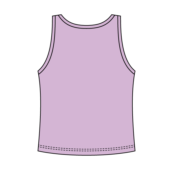 Ribbed Scoop Neck Tank with Bow - The Collegiate Lineup