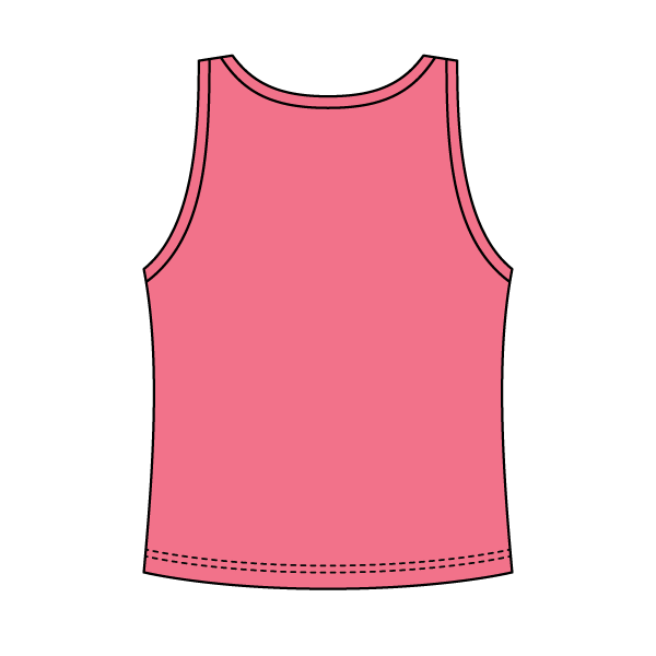 Ribbed Scoop Neck Tank with Bow - The Collegiate Lineup