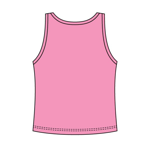 Ribbed Scoop Neck Tank with Bow - The Collegiate Lineup