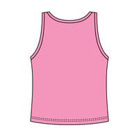 Ribbed Scoop Neck Tank with Bow - The Collegiate Lineup