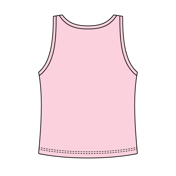 Ribbed Scoop Neck Tank with Bow - The Collegiate Lineup