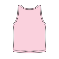 Ribbed Scoop Neck Tank with Bow - The Collegiate Lineup