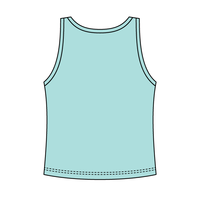 Ribbed Scoop Neck Tank with Bow - The Collegiate Lineup