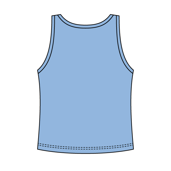 Ribbed Scoop Neck Tank with Bow - The Collegiate Lineup