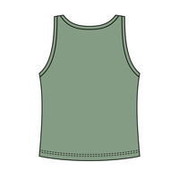 Ribbed Scoop Neck Tank with Bow - The Collegiate Lineup