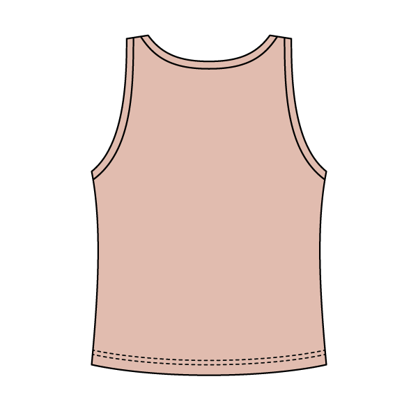 Ribbed Scoop Neck Tank with Bow - The Collegiate Lineup