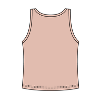 Ribbed Scoop Neck Tank with Bow - The Collegiate Lineup