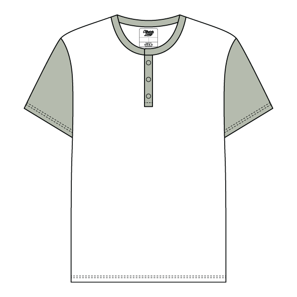 Colorblock Henley - The Collegiate Lineup