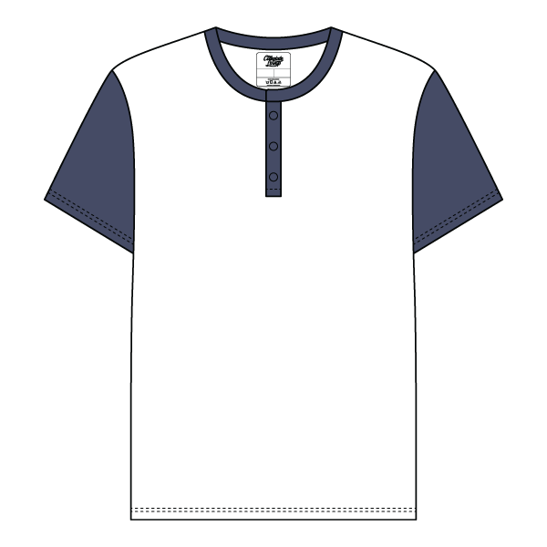 Colorblock Henley - The Collegiate Lineup