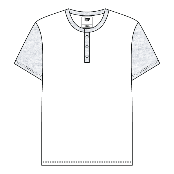 Colorblock Henley - The Collegiate Lineup