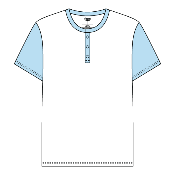 Colorblock Henley - The Collegiate Lineup