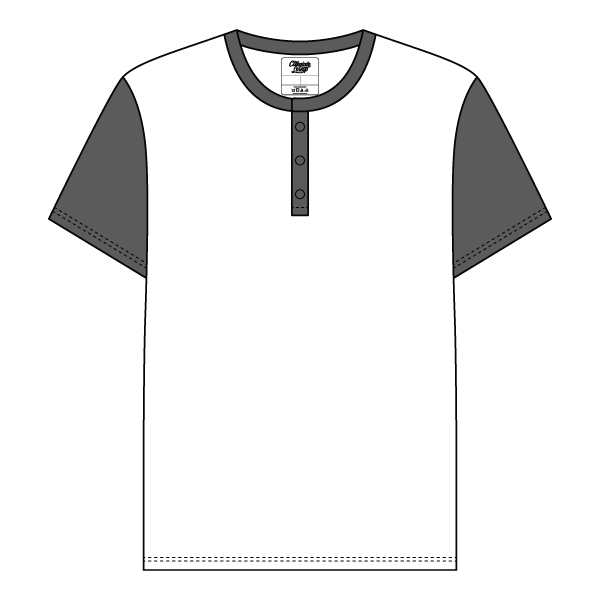 Colorblock Henley - The Collegiate Lineup