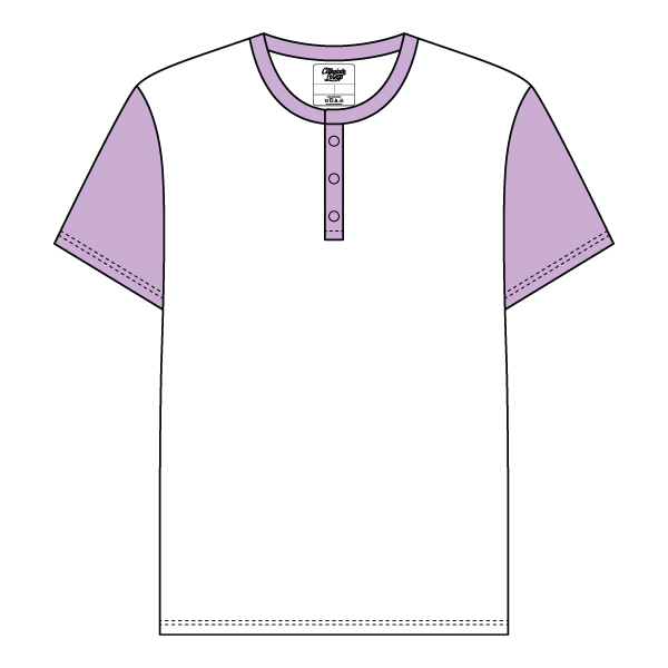 Colorblock Henley - The Collegiate Lineup