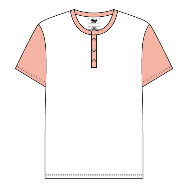 Colorblock Henley - The Collegiate Lineup