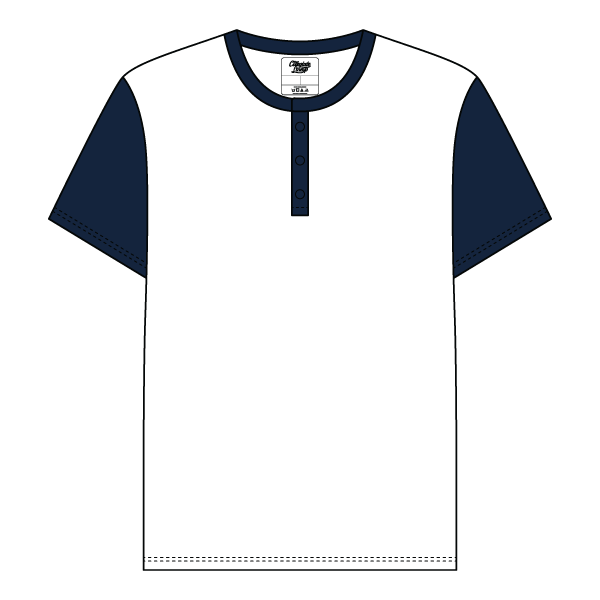 Colorblock Henley - The Collegiate Lineup