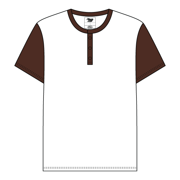 Colorblock Henley - The Collegiate Lineup