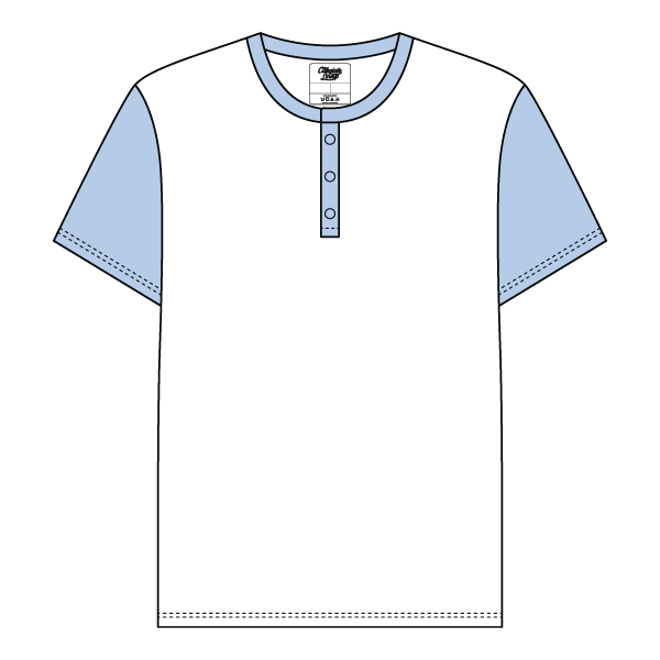 Colorblock Henley - The Collegiate Lineup