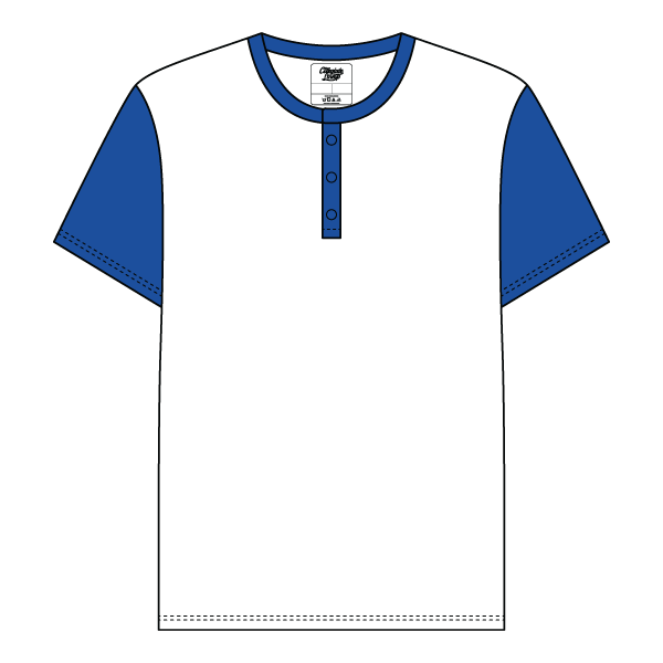 Colorblock Henley - The Collegiate Lineup