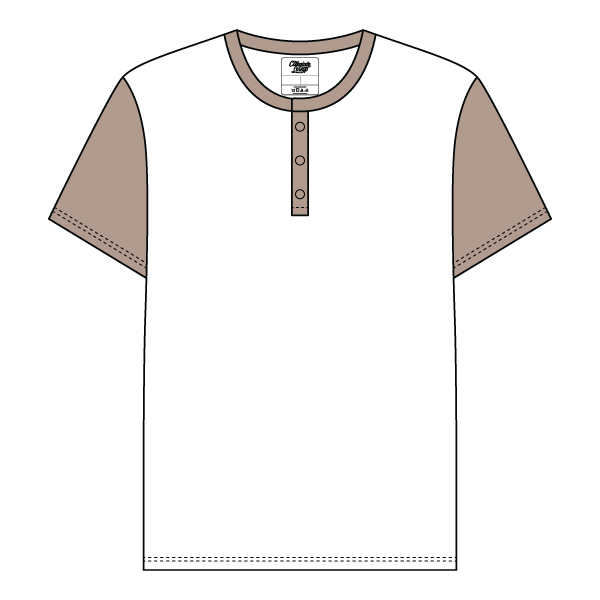 Colorblock Henley - The Collegiate Lineup
