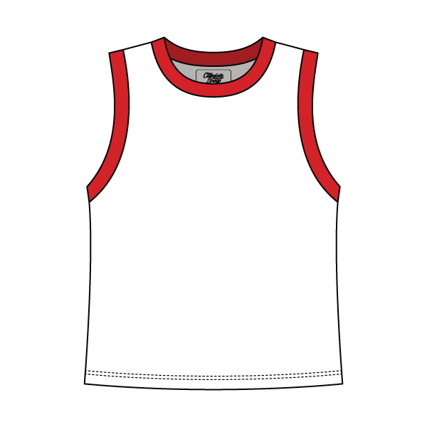 Uniform Contrast Trim Crop Tank