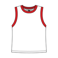 Uniform Contrast Trim Crop Tank