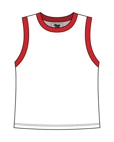 Uniform Contrast Trim Crop Tank