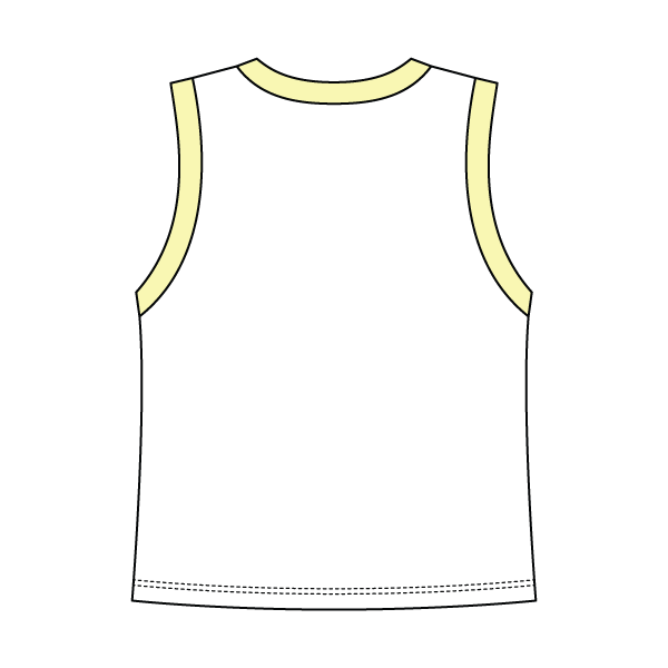 Uniform Contrast Trim Crop Tank