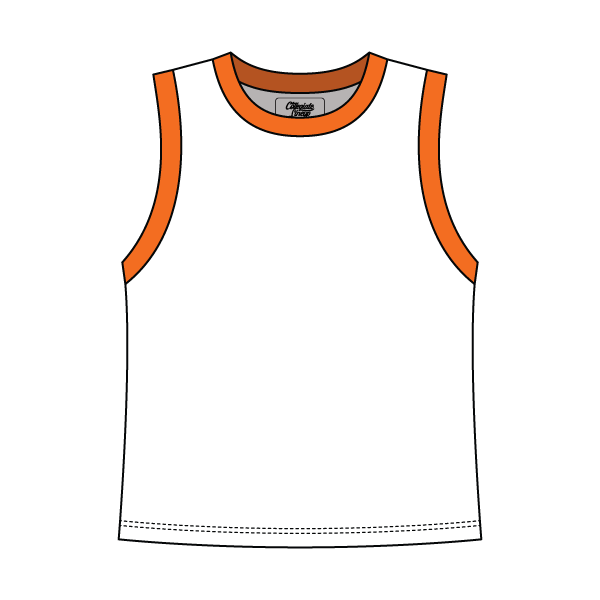 Uniform Contrast Trim Crop Tank