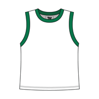 Uniform Contrast Trim Crop Tank