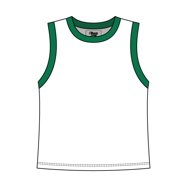 Uniform Contrast Trim Crop Tank
