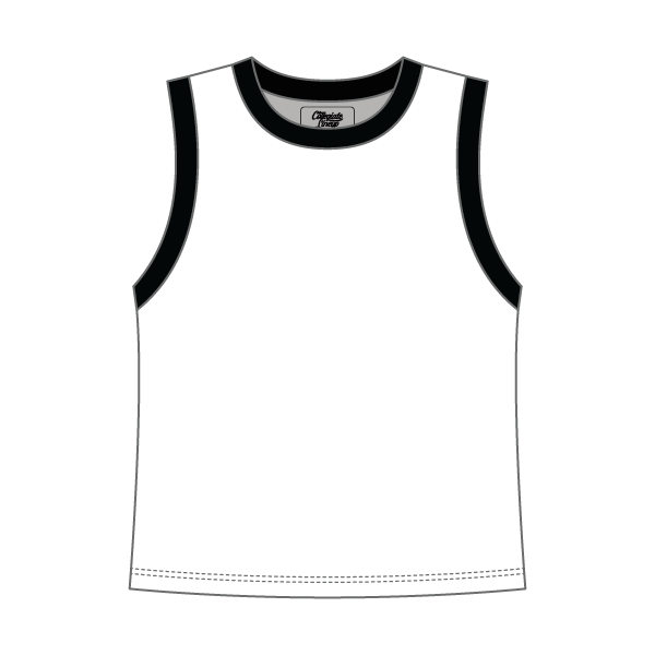 Uniform Contrast Trim Crop Tank