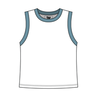 Uniform Contrast Trim Crop Tank