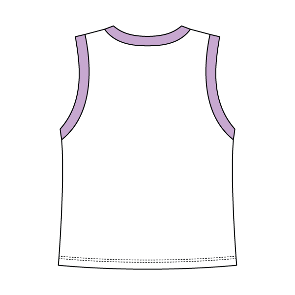 Uniform Contrast Trim Crop Tank