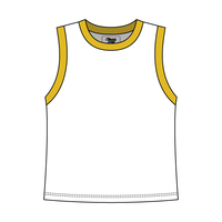 Uniform Contrast Trim Crop Tank