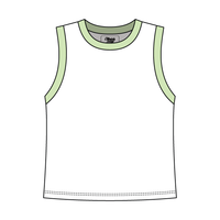 Uniform Contrast Trim Crop Tank