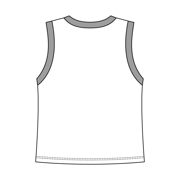 Uniform Contrast Trim Crop Tank