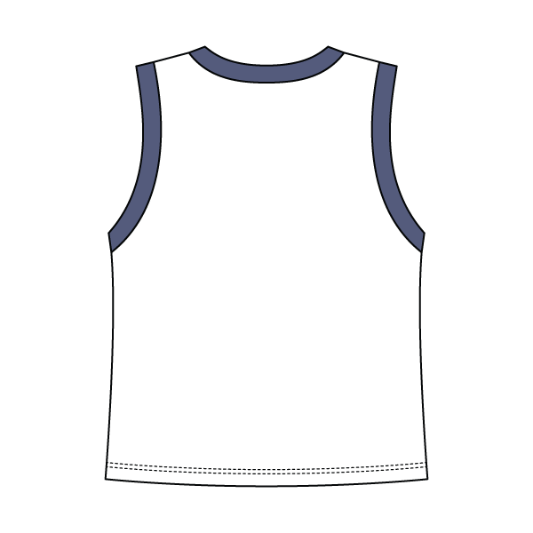 Uniform Contrast Trim Crop Tank