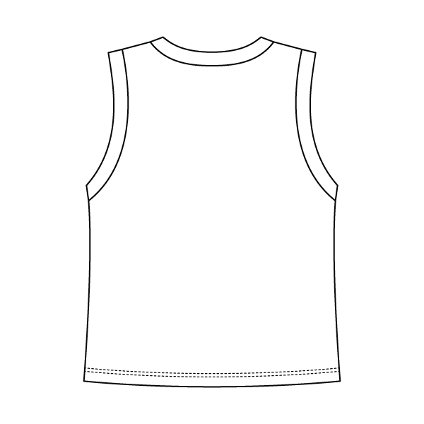 Uniform Contrast Trim Crop Tank