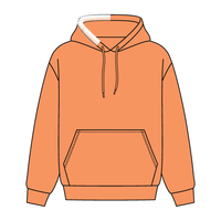 Stitched Neck Hoodie Cozy Fleece