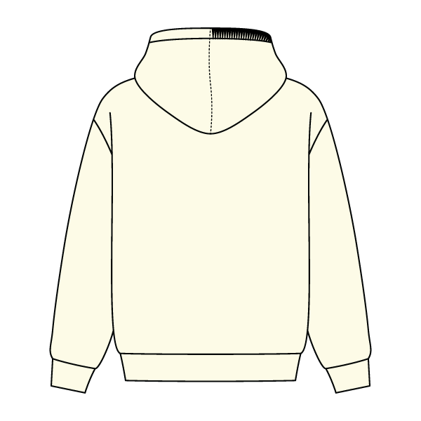 Stitched Neck Hoodie Cozy Fleece