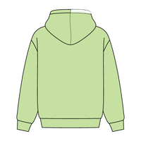 Stitched Neck Hoodie Cozy Fleece