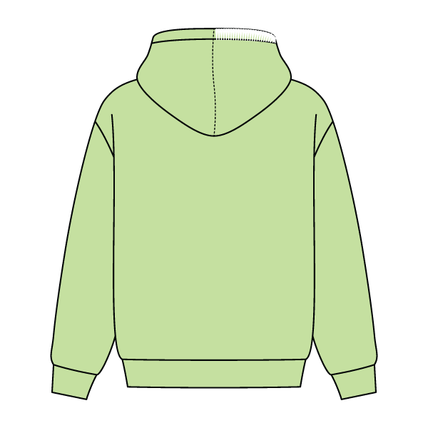 Stitched Neck Hoodie Cozy Fleece