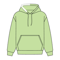 Stitched Neck Hoodie Cozy Fleece