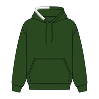 Stitched Neck Hoodie Cozy Fleece