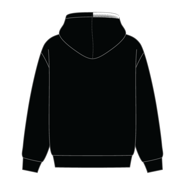 Stitched Neck Hoodie Cozy Fleece