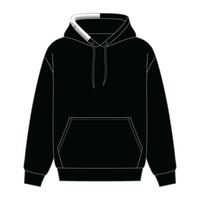Stitched Neck Hoodie Cozy Fleece