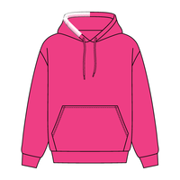 Stitched Neck Hoodie Cozy Fleece